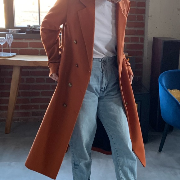 SCOTCH & SODA LONG DOUBLE BREASTED TAILORED COAT - Picture 2 of 5